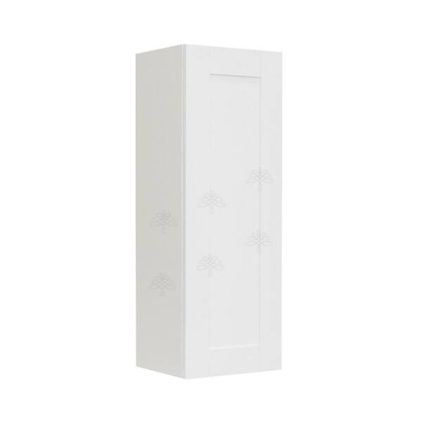 LIFEART CABINETRY Anchester Assembled 21x42x12 in. Wall Cabinet with 1 Door 3 Shelves in Light Gray