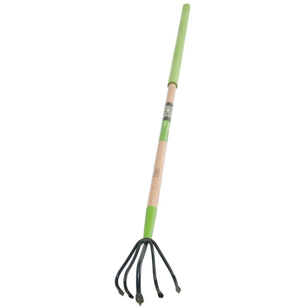 Ames 5-Tine Welded Floral Cultivator with Cushion Grip