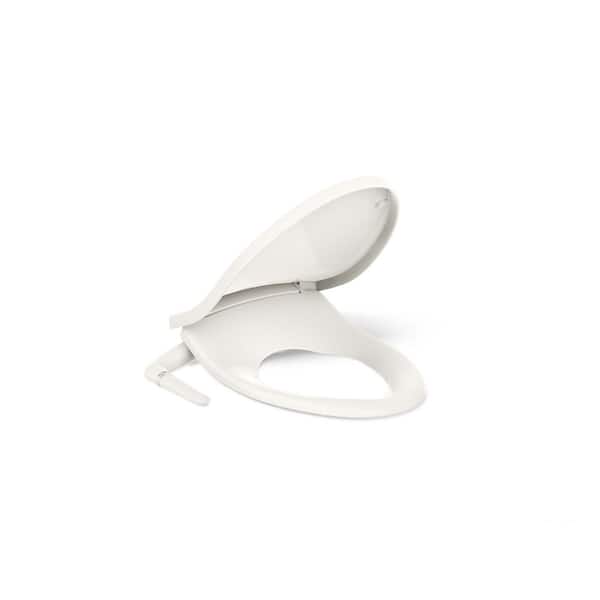 Purewash M250 Non-Electric Bidet Seat for Elongated Toilets in Biscuit