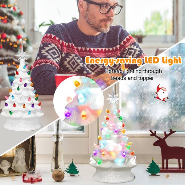 14 LED CERAMIC CHRISTMAS TREE W/ LIGHTS & MUSIC – Lee's Shops at