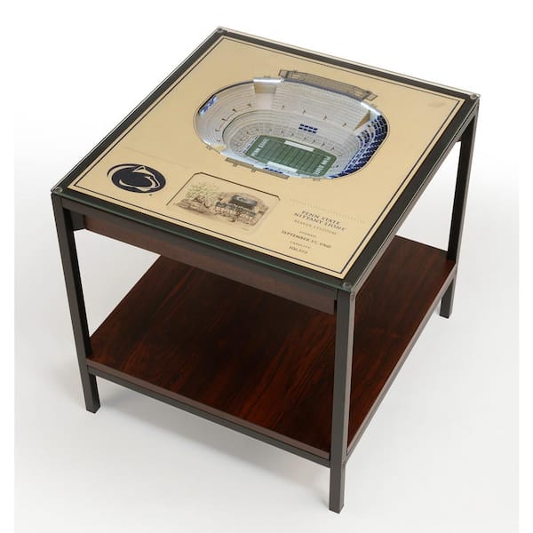 YouTheFan NCAA Penn State Nittany Lions 23 in. x 22 in. 25-Layer StadiumViews Lighted End Table