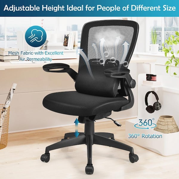 office chair with rotating armrest