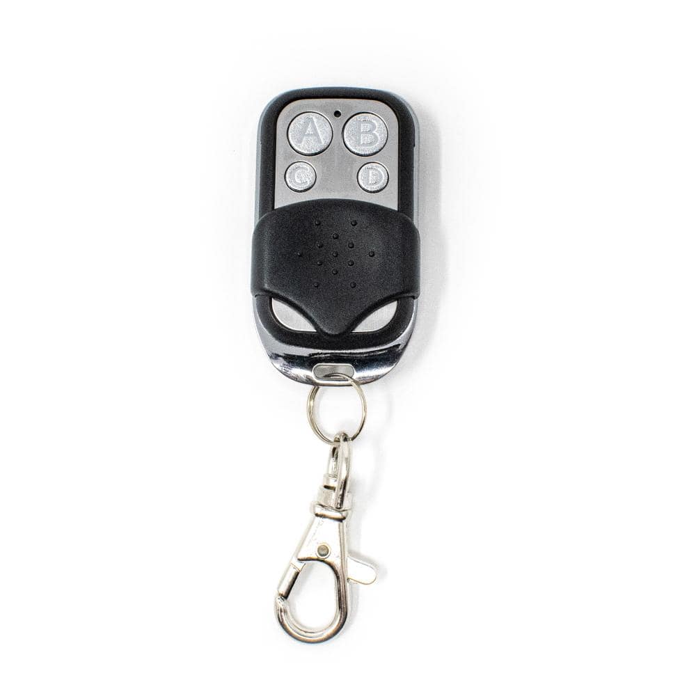 Black 4-Channel Remote Control with Clasp