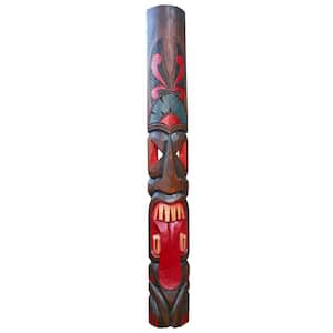 60 in. Outdoor Tiki Mask Tahitian Tongue Decoration