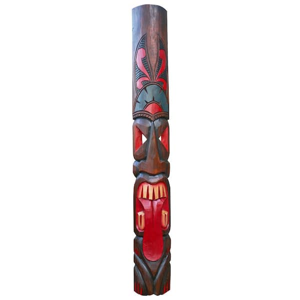 Backyard X-Scapes 60 in. Outdoor Tiki Mask Tahitian Tongue Decoration