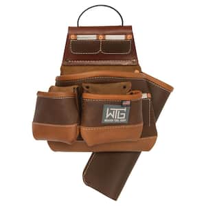 Leather Roofer Right Pouch Leather Brown
