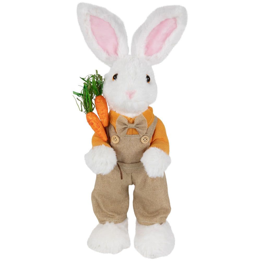 "Plush Standing Boy Rabbit with Overalls Easter Figure-15""-White and Tan" price history on PriceWatchPro