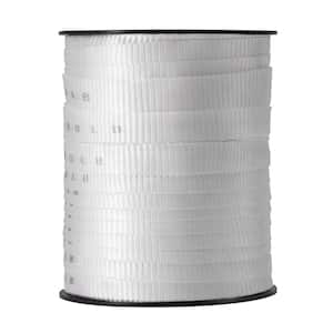 Polyester Pull Tape 3/4 in. x 318 ft. Tape Flat Rope 2500 lbs. Tensile Capacity Webbing Cable Pulling Tape, White