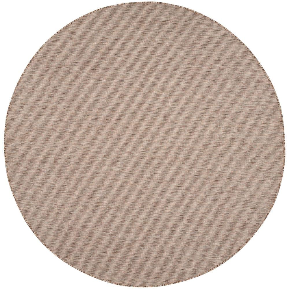 Nourison Positano Indoor/Outdoor Beige 8  x round Area Rug  (8 Round)