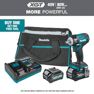 40V Max XGT Brushless Cordless 4-Speed 1/2 in. Impact Wrench Kit w/Detent Anvil, 2.5Ah