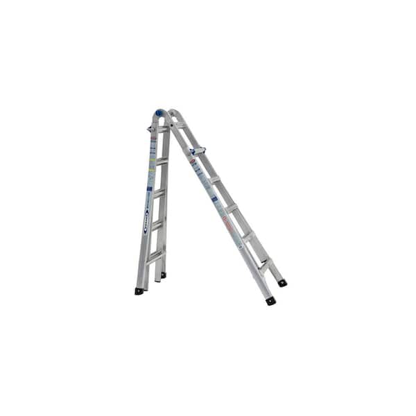 Mart boom apotheek Werner 22 ft. Reach 5-in-1 Telescoping Aluminum Multi-Position Ladder with  375 lbs. Load Capacity Type IAA Duty Rating MTIAA-22 - The Home Depot