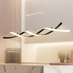 Modern Chandelier Light Fixtures 0 Lights Silver Pendant Light Dimmable LED Pendant Light Remote Control