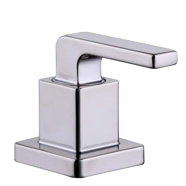 Glacier Bay Farrington Single Hole Single-Handle High-Arc Bathroom Faucet in Polished Chrome (2-Pack), Grey