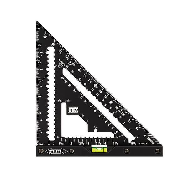 7 in. Carpenter Square with Level