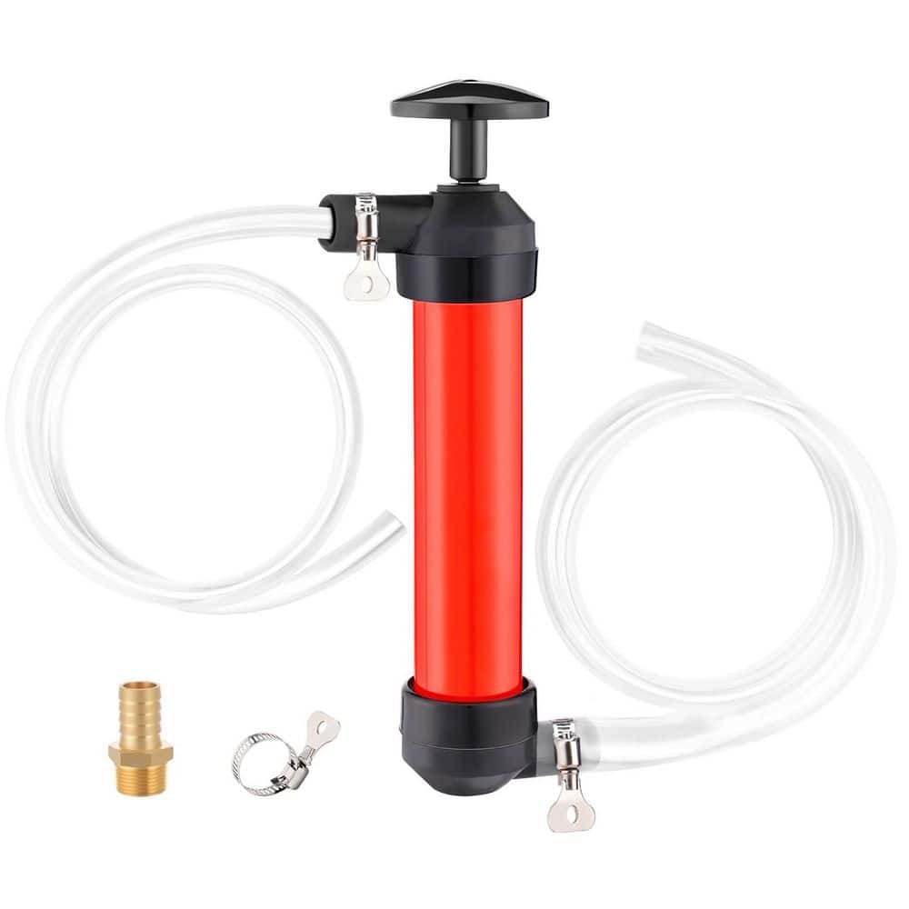 Manual PVC Fuel Transfer Pump Kit with Leakproof Stainless Steel Clamps and Brass Connector for Gasoline Diesel Oil price history on PriceWatchPro