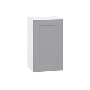 Roseland 18 in. W x 14 in. D x 30 in. H Assembled Shaker Wall Kitchen Cabinet in Slate Gray