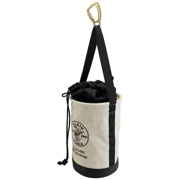 Klein Tools Canvas Bucket with Drawstring Close, 17-Inch 5114DSC - The ...