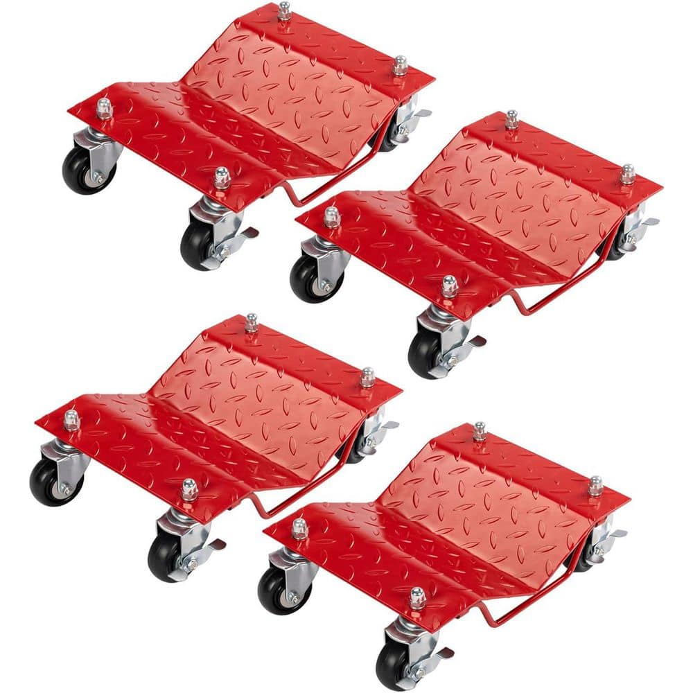 6000 lbs. Capacity Wheel Dolly in Red 4-Pack price history on PriceWatchPro