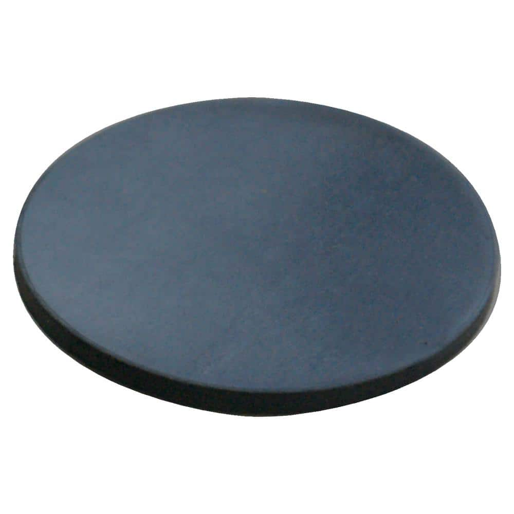 Rubber-Cal Black 0.125 in. x 2 in. x 2 in. Disc General Purpose Rubber Sheet 60A-(10-Pack)