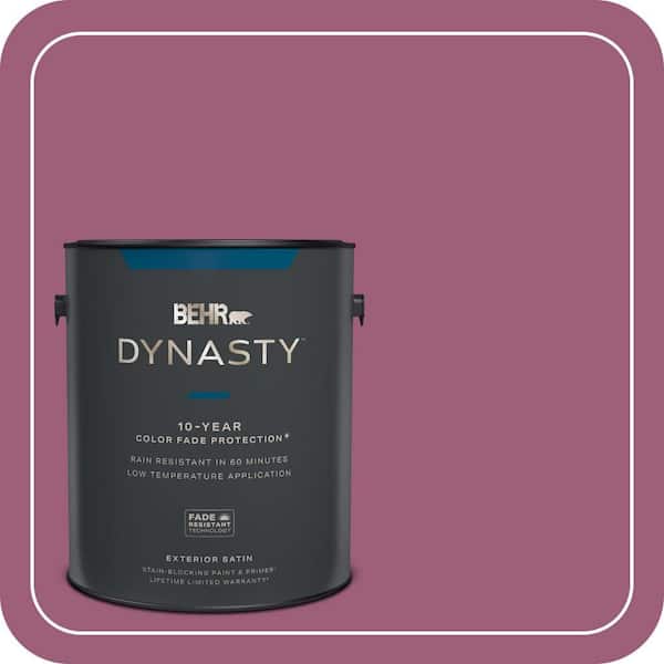 BEHR DYNASTY 1 gal. Home Decorators Collection #HDC-WR15-2 Passion Plum Satin Enamel Exterior Stain-Blocking Paint & Primer