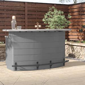 Backyard Oasis Resin Plastic Outdoor Bar