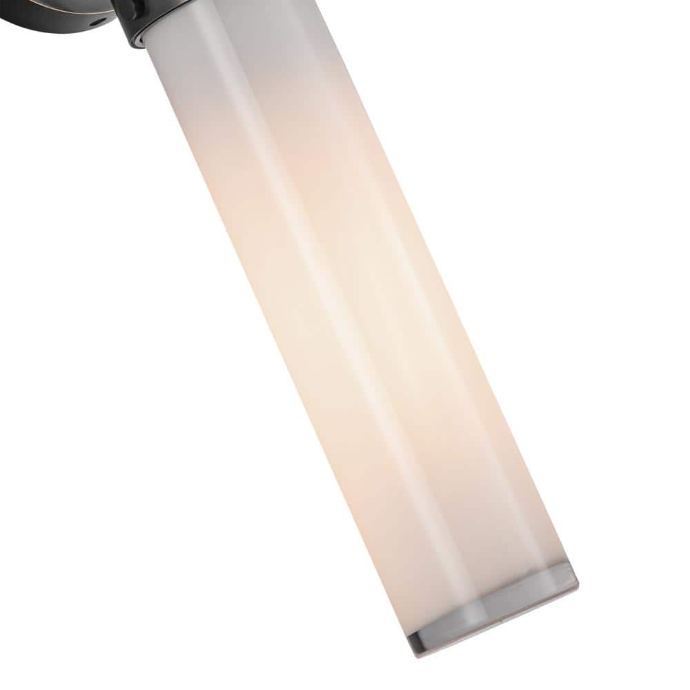 Urban Bronze Opal Glass Wall Sconce Light