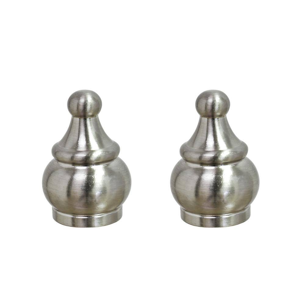 lamp finials brushed nickel