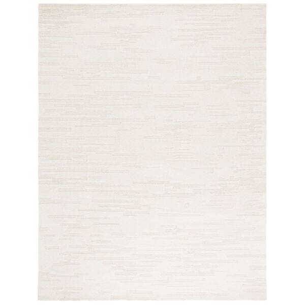 Renewal 8 ft. x 10 ft. Ivory Abstract Area Rug