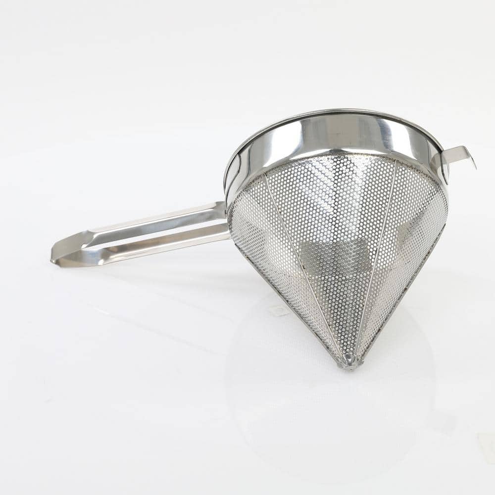 Stainless Steel 12 in. Coarse China Cap Strainer