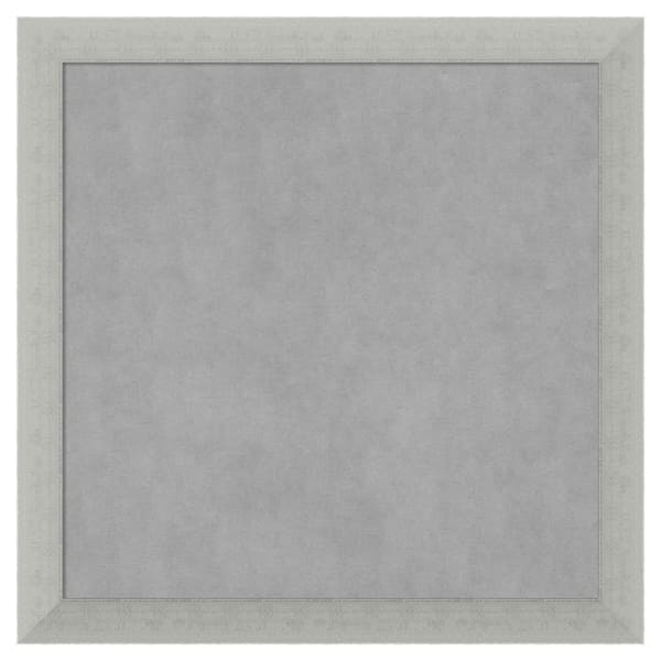 Amanti Art Silver Leaf 14 in. x 14 in Framed Magnetic Board