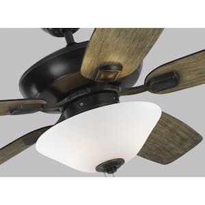 Colony Max Plus 52 in. Indoor/Outdoor Aged Pewter Ceiling Fan with Light Kit