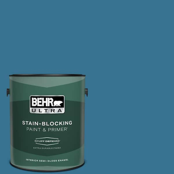 BEHR ULTRA 1 gal. #T18-14 Soul Search Extra Durable Semi-Gloss Enamel Interior Paint & Primer