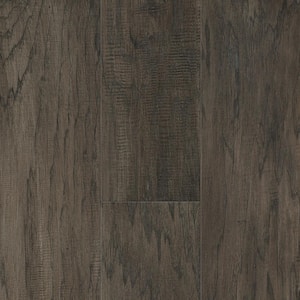 Take Home Sample - Drift Gray Hickory Waterproof Engineered Hardwood Flooring - 5 in. x 7 in.