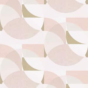 10154-05 57 Blush (Covers Collection - Decoration Roll Damask Depot ELLE Non-Pasted Decor Wallpaper Elle on Home sq.ft) Pink/Gold The Non-Woven Baroque Vinly