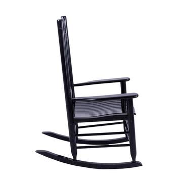 Unbranded Black Patio Rocking Chair 2.1.1200