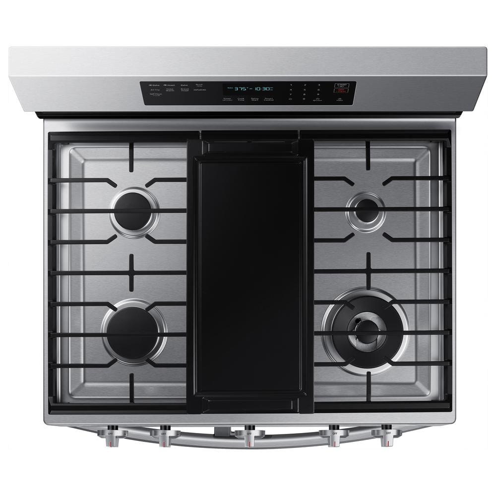 6.0 cu. ft. Stainless Steel Smart Freestanding Gas Range with Flex Duo and Air Fry