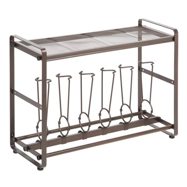 Richards Bronze Steel Shoe Storage 100922 - The Home Depot