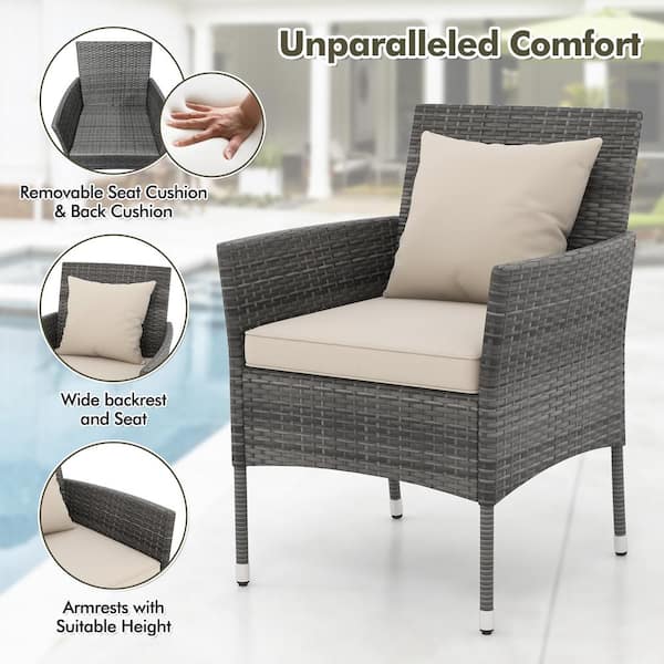 専用WAKE x Setinn Tour Porch 3P Set TK CLASSICS 3-Piece PVC Wrapped Wicker Outdoor Patio
