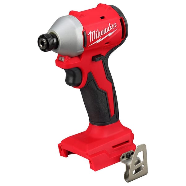 Milwaukee M18 18V Lithium-Ion Brushless Cordless 1/4 in. Compact Impact  Driver (Tool Only) 3650-20 - The Home Depot