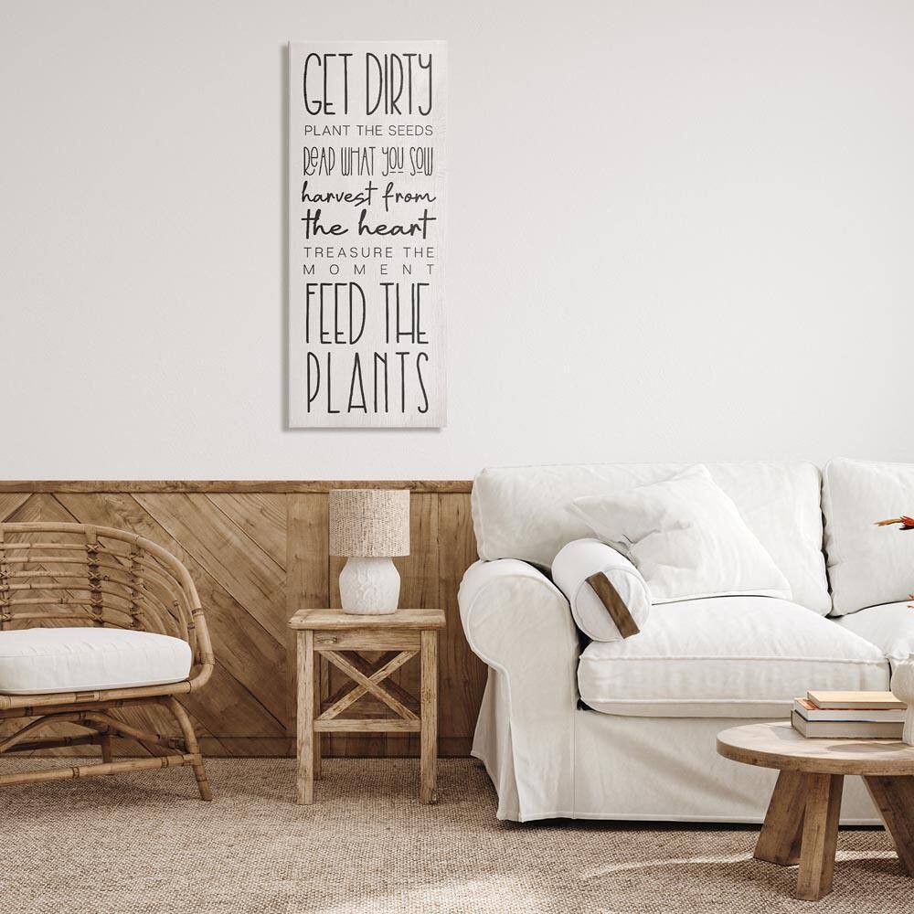 Fun Garden Guidelines by Lil' Rue Unframed Typography Graphic Art Print 48 in. x 20 in. price history on PriceWatchPro