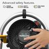 Vornado Velocity 1500-Watt HD Heater Fan 5118 BTU Forced Air Electric  Portable Heater Furnace Advanced Safety Head Tilt EH1-0181-17 - The Home  Depot