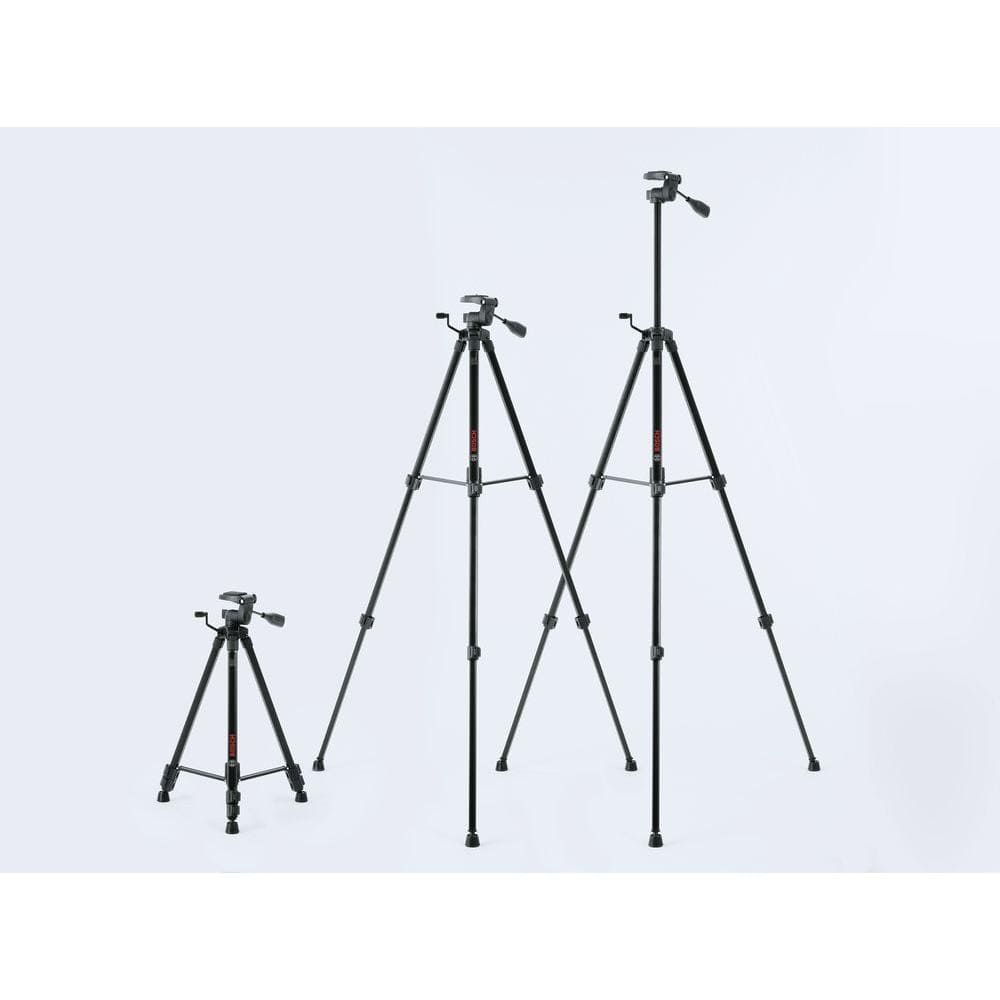 Compact Tripod with Extendable Height for Use with Line Lasers, Point Lasers, and Laser Distance Tape Measuring Tools - 3