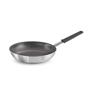 Professional Fusion 10 in. Aluminum Frying Pan in Satin Silver