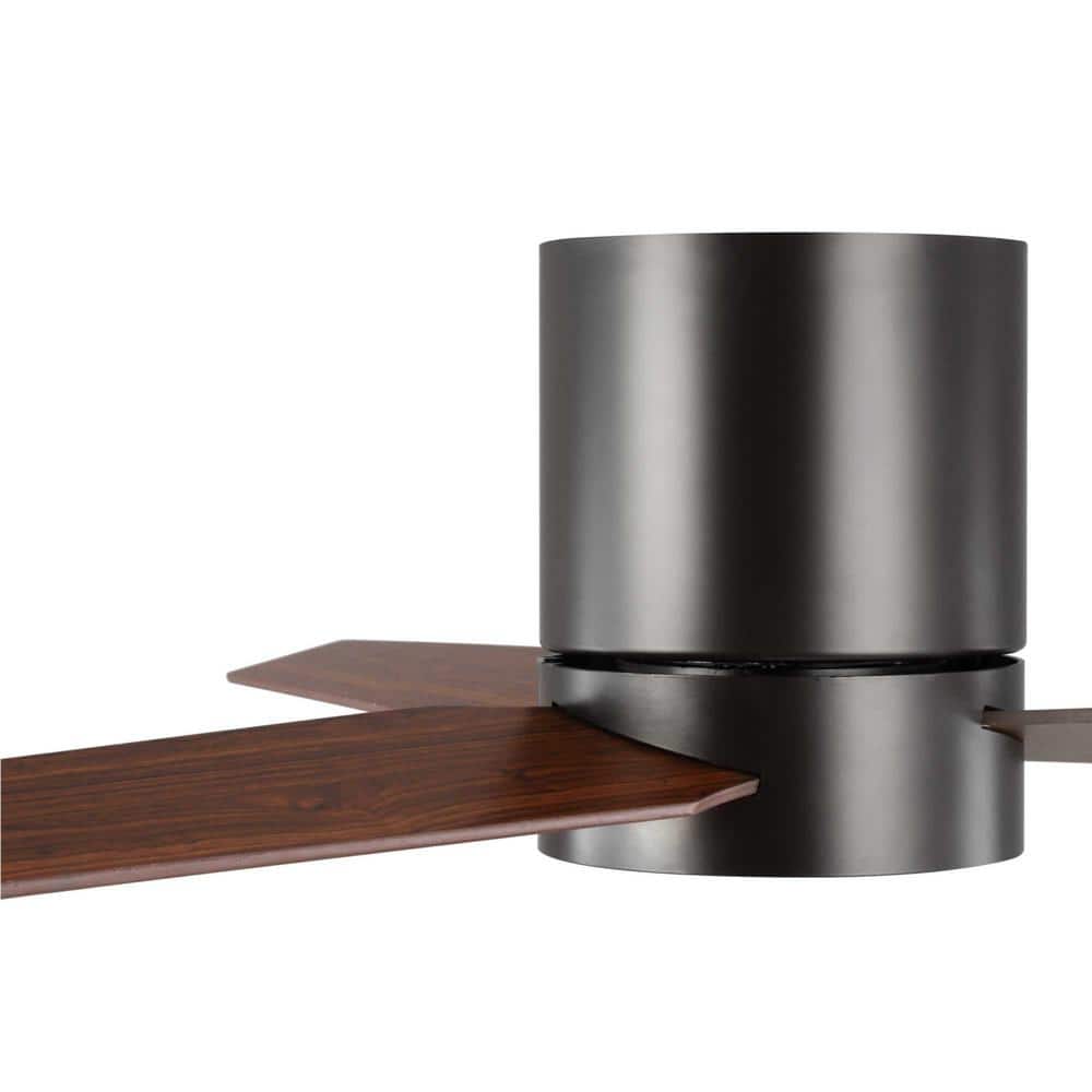 Braden Architectural Bronze 56" Low Profile Ceiling Fan with LED & Remote