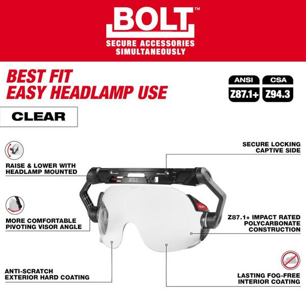 Milwaukee 48-73-1300 White Vented Hard Hat – Class C Helmet With BOLT™ System – One Size
