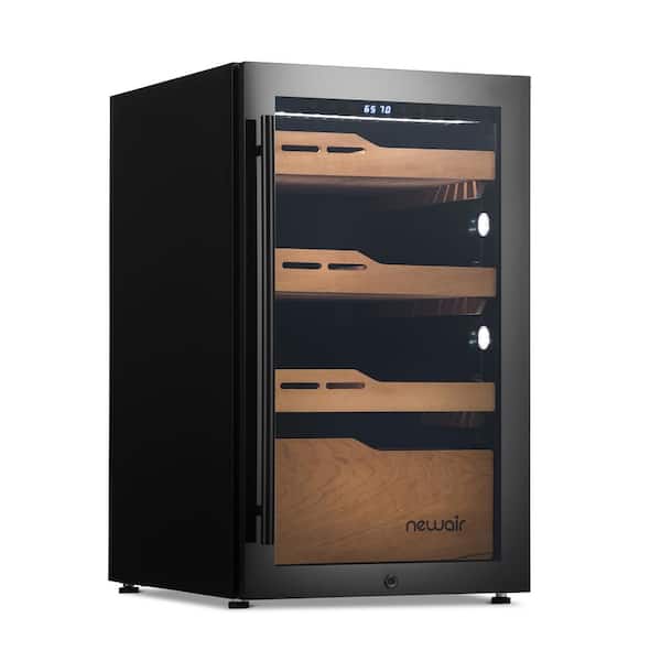 NewAir 840 Count Electric Cigar Humidor, Built-In Humidification System with Opti-Temp Heating and Cooling Function