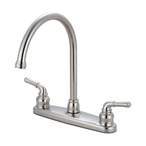Accent 2-Handle Standard Kitchen Faucet in Brushed Nickel