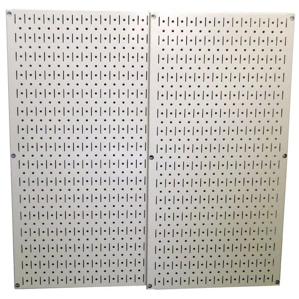 Wall Control 32 in. x 32 in. Beige Metal Pegboard Pack with 2 Pegboard Tool Boards