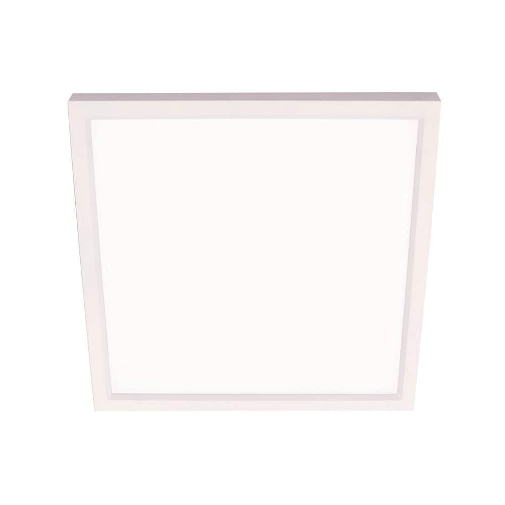 Edge Square 9 in. White Integrated LED Flush Mount price history on PriceWatchPro