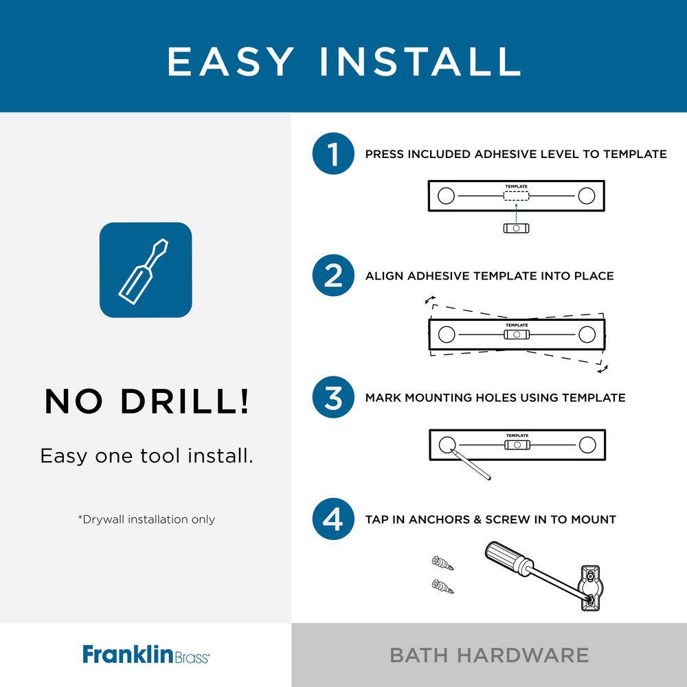 Nash Satin Gold 4-Piece Bathroom Hardware Set
